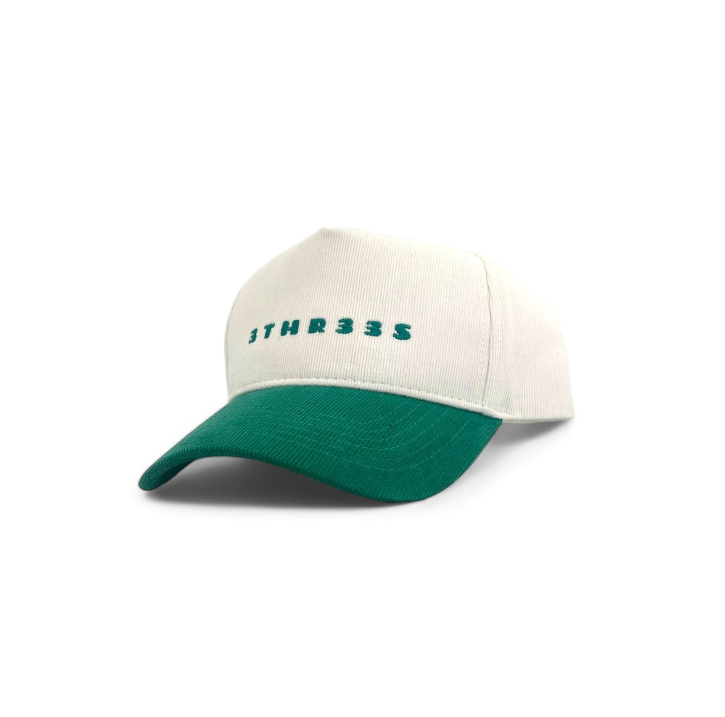 Green Corduroy 3THR33S