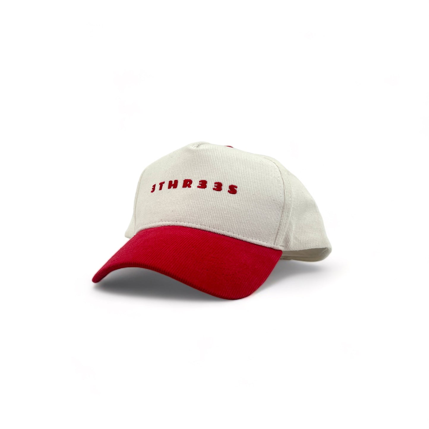 Red Corduroy 3THR33S