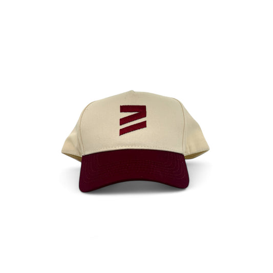 Maroon/Khaki 3s Hat